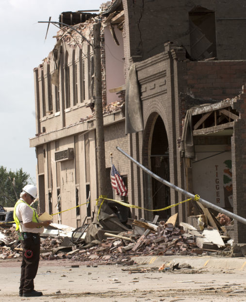 Pilger tornado damage